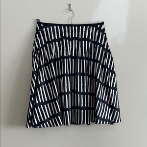 Black with taupe and cream skirt